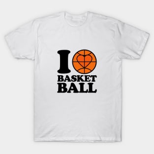 I love Basketball Design. T-Shirt